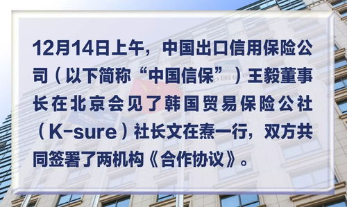 信保動態(tài) 中國信保與韓國貿(mào)易保險公社簽署合作協(xié)議